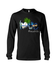 Love beach life summer trend Long Sleeve Tee tile
