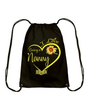 I love being a Nanny rv1 Drawstring Bag tile