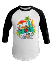 I love being a grammie summer Baseball Tee tile