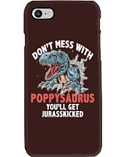 Don't mess with poppy saurus Phone Case tile