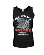 Don't mess with poppy saurus Unisex Tank tile