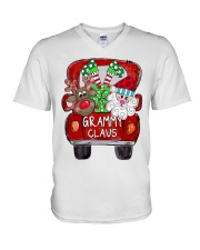 Grammy Claus - Christmas V-Neck T-Shirt tile