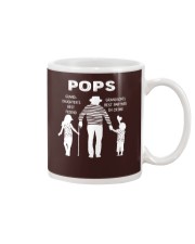 Pops granddaughter and grandson Mug tile