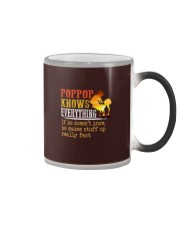 Poppop know everything new rv3 Color Changing Mug tile