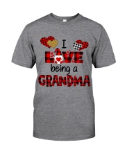 I Love Being A Grandma Gnomie gift Classic T-Shirt front