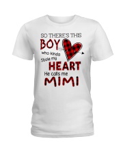 So there is this boy Mimi christmas new Ladies T-Shirt tile