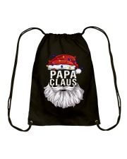 papa claus christmas rv2 Drawstring Bag tile