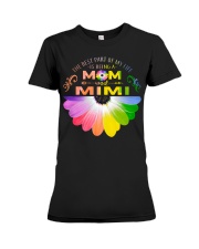 The best my life mom and mimi Premium Fit Ladies Tee tile