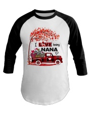 I love being nana gift Baseball Tee tile