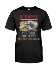 Wewoy the man the myth the bad influence 66 Premium Fit Mens Tee tile