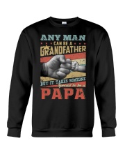 Any man can be a grandfather - Papa Crewneck Sweatshirt tile
