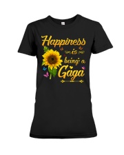 Happiness is being a Gaga new Premium Fit Ladies Tee tile