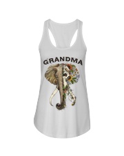 Grandma elephants Ladies Flowy Tank tile