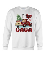 I love being a Gaga truck red xmas Crewneck Sweatshirt tile