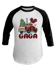 I love being a Gaga truck red xmas Baseball Tee tile