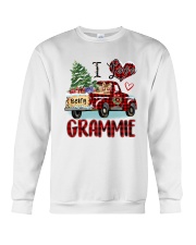 I love being a Grammie truck red xmas Crewneck Sweatshirt tile