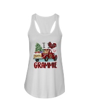 I love being a Grammie truck red xmas Ladies Flowy Tank tile