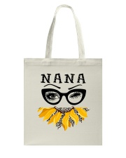 Nana - face funny Sunflower Tote Bag tile
