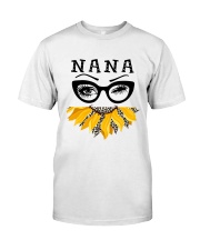 Nana - face funny Sunflower Classic T-Shirt tile