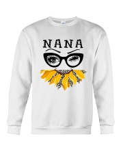 Nana - face funny Sunflower Crewneck Sweatshirt tile