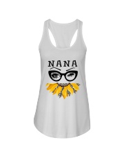 Nana - face funny Sunflower Ladies Flowy Tank tile