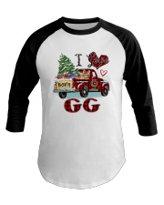I love being a Gg truck red xmas Baseball Tee tile