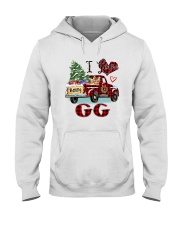 I love being a Gg truck red xmas Hooded Sweatshirt tile
