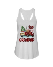 I love being a grandad truck red xmas Ladies Flowy Tank tile