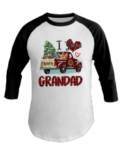 I love being a grandad truck red xmas Baseball Tee tile