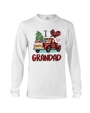 I love being a grandad truck red xmas Long Sleeve Tee tile