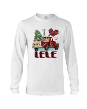 I love being a Lele truck red xmas Long Sleeve Tee tile