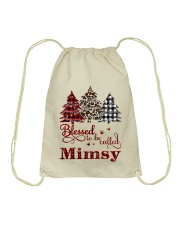 Blesed to be called Mimsy christmas rv Drawstring Bag tile