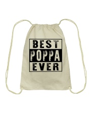 Best poppa ever new Drawstring Bag tile