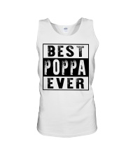 Best poppa ever new Unisex Tank tile