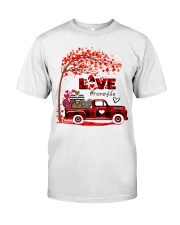 Love honey life truck red Classic T-Shirt tile