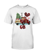 I love being a GB truck red xmas Classic T-Shirt front