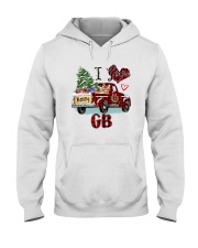 I love being a GB truck red xmas Hooded Sweatshirt tile