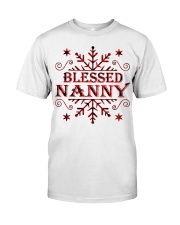 Blessed Nanny christmas rv4 Classic T-Shirt front