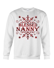 Blessed Nanny christmas rv4 Crewneck Sweatshirt tile