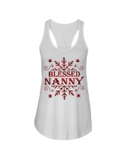 Blessed Nanny christmas rv4 Ladies Flowy Tank tile