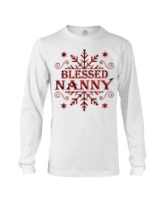 Blessed Nanny christmas rv4 Long Sleeve Tee tile