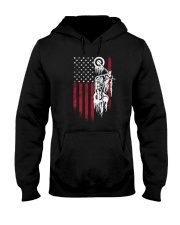 Biker Flag USA Hooded Sweatshirt thumbnail