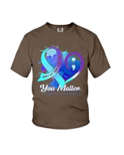 suicid-e pre you matter lqt pml Youth T-Shirt tile