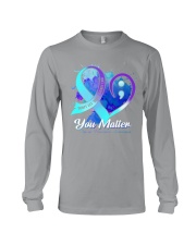suicid-e pre you matter lqt pml Long Sleeve Tee tile