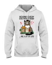 math teacher behind good cat lqt lbs Hooded Sweatshirt tile