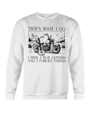 motorcycles guitars forget things lqt pml Crewneck Sweatshirt tile