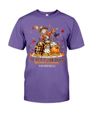 Multipl Sclerosi peace love cure fall lqt pml Premium Fit Mens Tee tile
