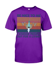 anesthesiologist be nice knock lqt ntv Classic T-Shirt tile