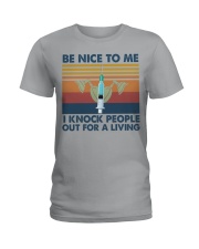 anesthesiologist be nice knock lqt ntv Ladies T-Shirt tile