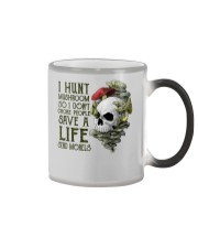 Mushroom I Hunt Mushroom PDN-dqh Color Changing Mug tile